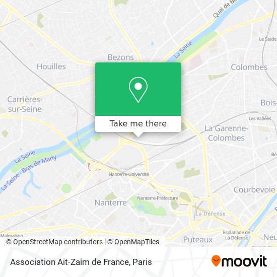 Association Ait-Zaim de France map