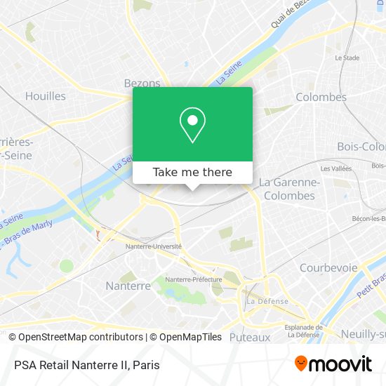 Mapa PSA Retail Nanterre II