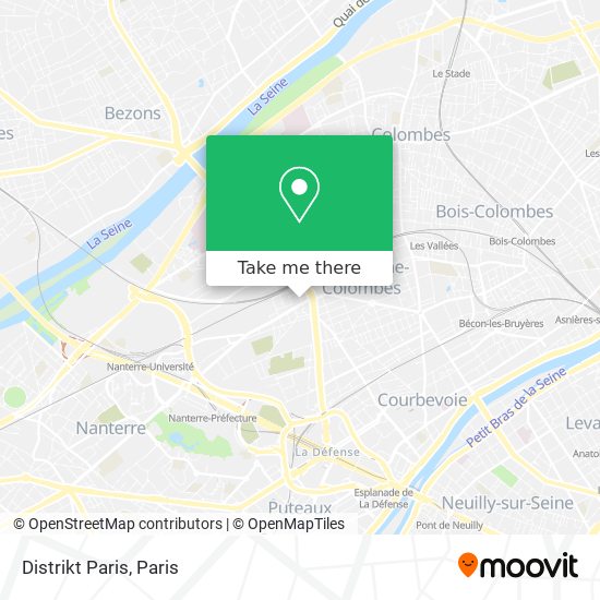 Distrikt Paris map