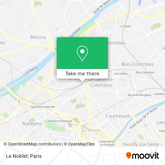 Le Noblet map