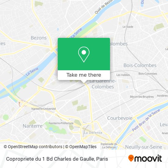 Copropriete du 1 Bd Charles de Gaulle map