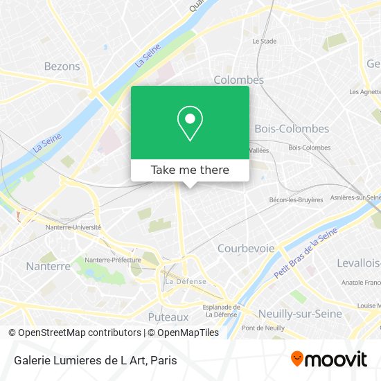 Galerie Lumieres de L Art map