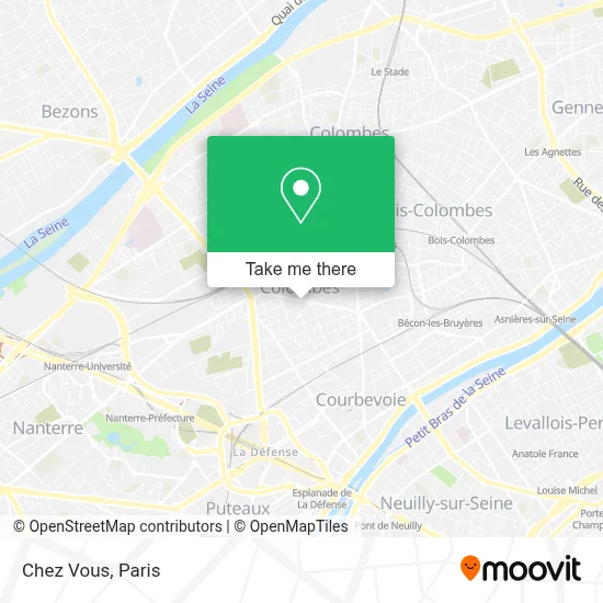 Chez Vous map