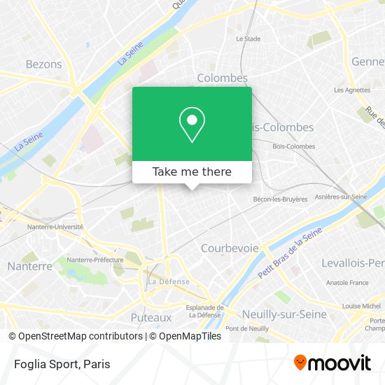 Foglia Sport map