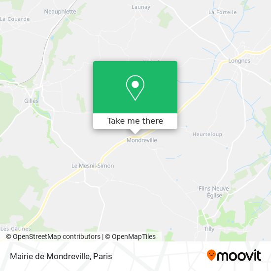 Mapa Mairie de Mondreville