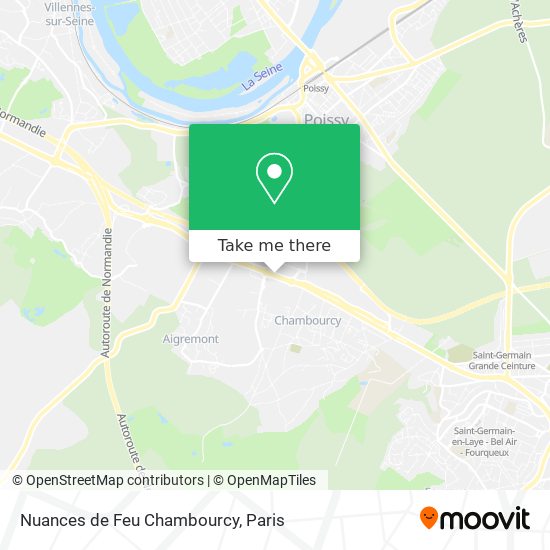 Mapa Nuances de Feu Chambourcy
