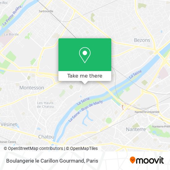 Mapa Boulangerie le Carillon Gourmand