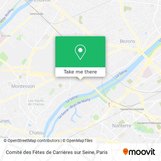 Comité des Fêtes de Carrières sur Seine map