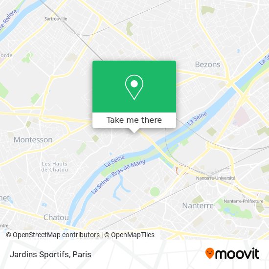 Jardins Sportifs map