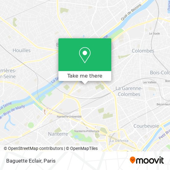 Mapa Baguette Eclair