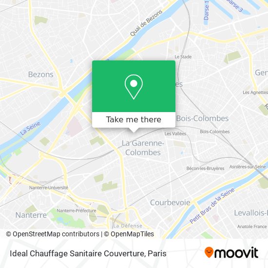 Ideal Chauffage Sanitaire Couverture map