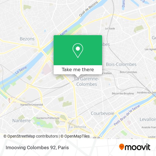 Imooving Colombes 92 map