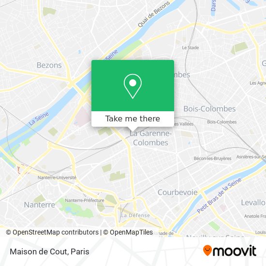 Mapa Maison de Cout