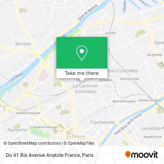 Mapa Du 41 Bis Avenue Anatole France