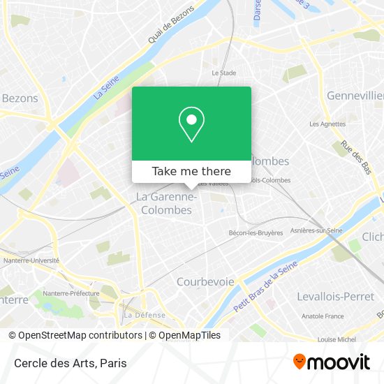 Cercle des Arts map