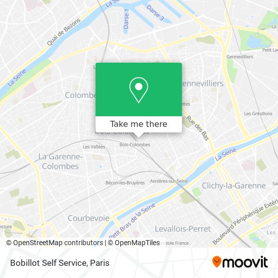 Bobillot Self Service map