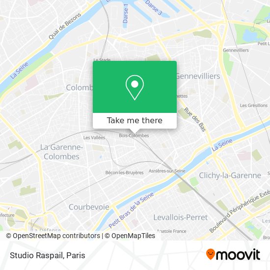 Studio Raspail map