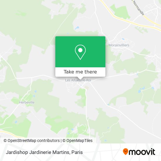 Mapa Jardishop Jardinerie Martins