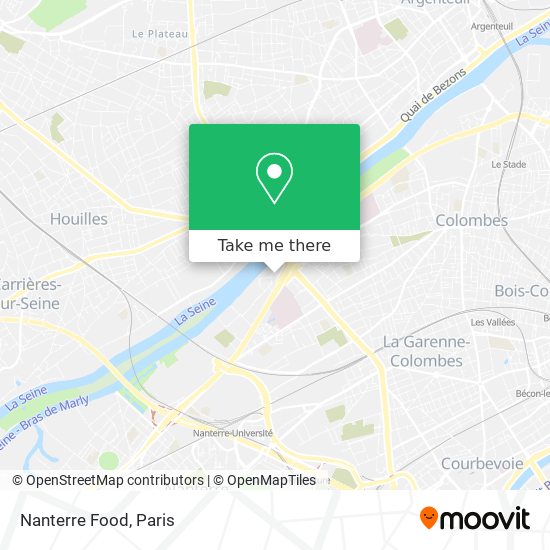 Nanterre Food map