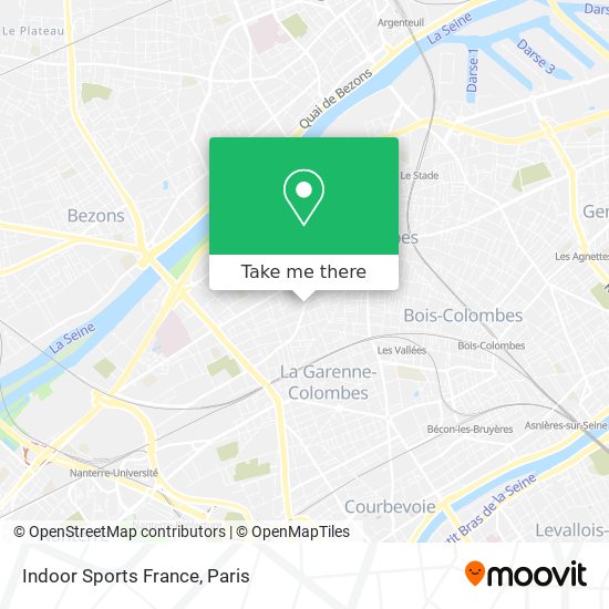 Mapa Indoor Sports France