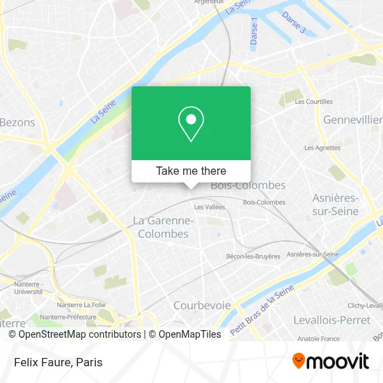 Felix Faure map