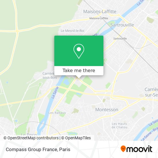 Mapa Compass Group France