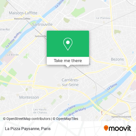 La Pizza Paysanne map