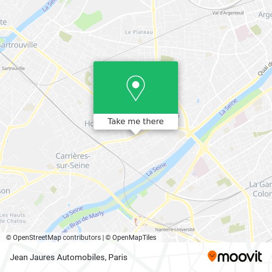 Jean Jaures Automobiles map