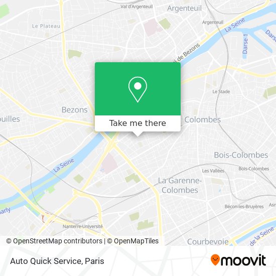 Mapa Auto Quick Service