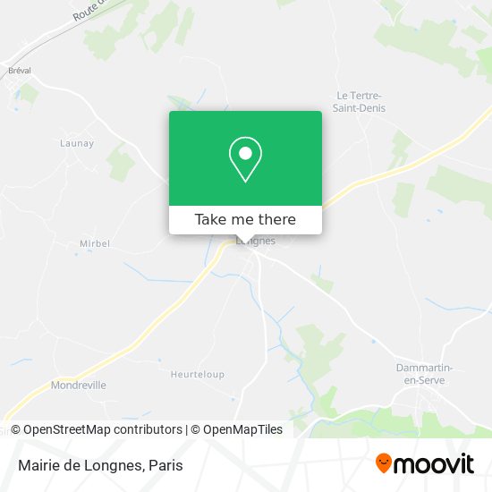 Mapa Mairie de Longnes