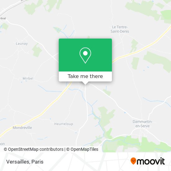 Mapa Versailles