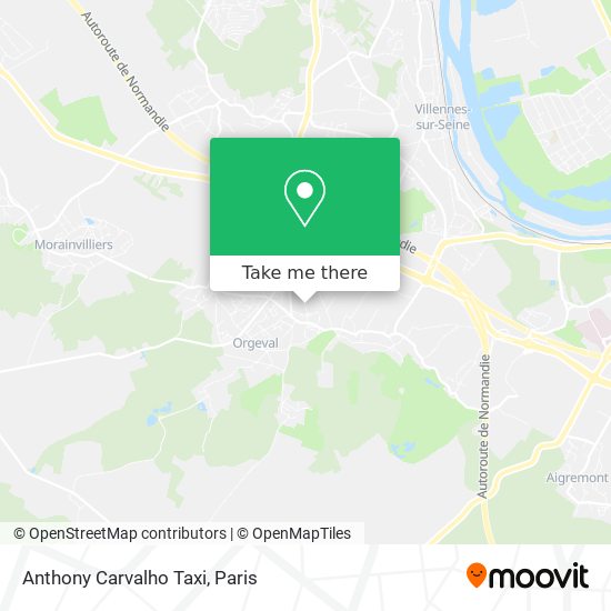 Mapa Anthony Carvalho Taxi