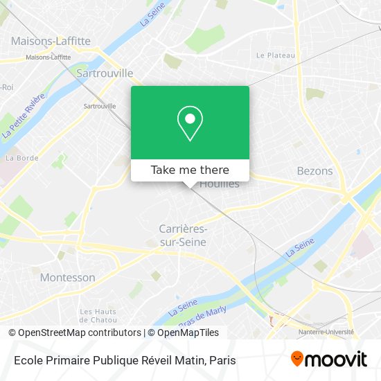 Ecole Primaire Publique Réveil Matin map