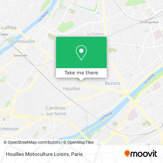 Mapa Houilles Motoculture Loisirs