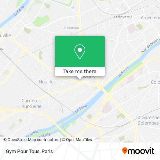 Gym Pour Tous map