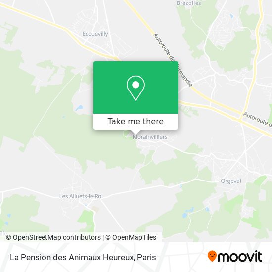 La Pension des Animaux Heureux map