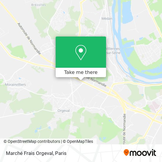Marché Frais Orgeval map
