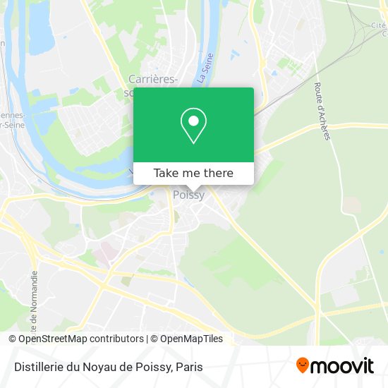 Mapa Distillerie du Noyau de Poissy