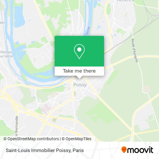 Saint-Louis Immobilier Poissy map