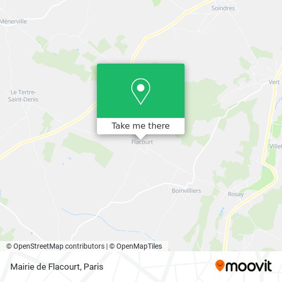 Mairie de Flacourt map