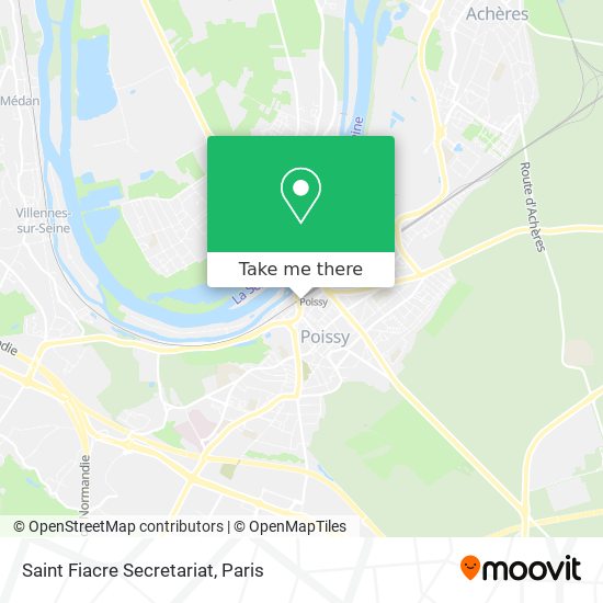 Saint Fiacre Secretariat map