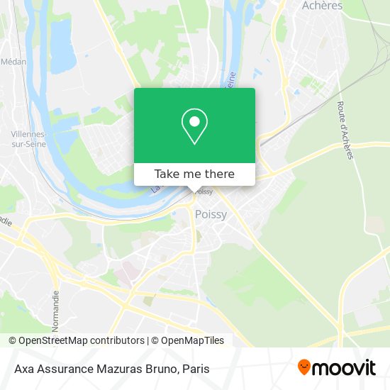 Axa Assurance Mazuras Bruno map