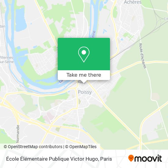 Mapa École Élémentaire Publique Victor Hugo