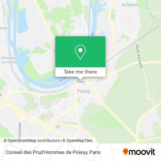 Mapa Conseil des Prud'Hommes de Poissy