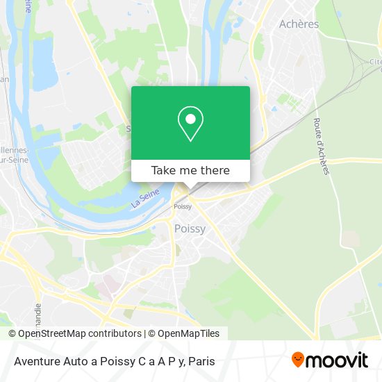 Mapa Aventure Auto a Poissy C a A P y