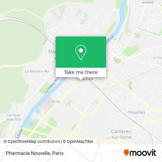 Mapa Pharmacie Nouvelle