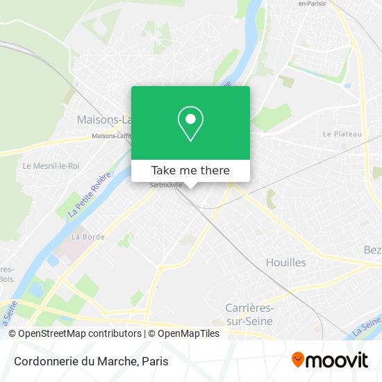 Mapa Cordonnerie du Marche