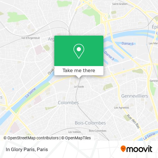 In Glory Paris map