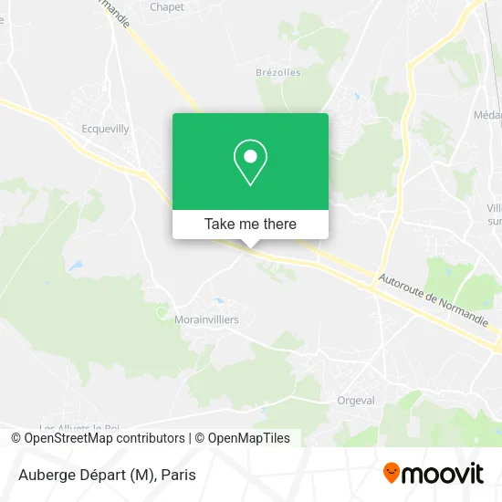 Auberge Départ (M) map