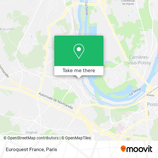 Euroquest France map